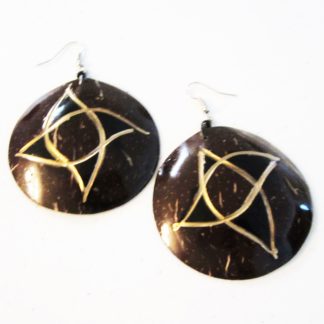 coconut earrings